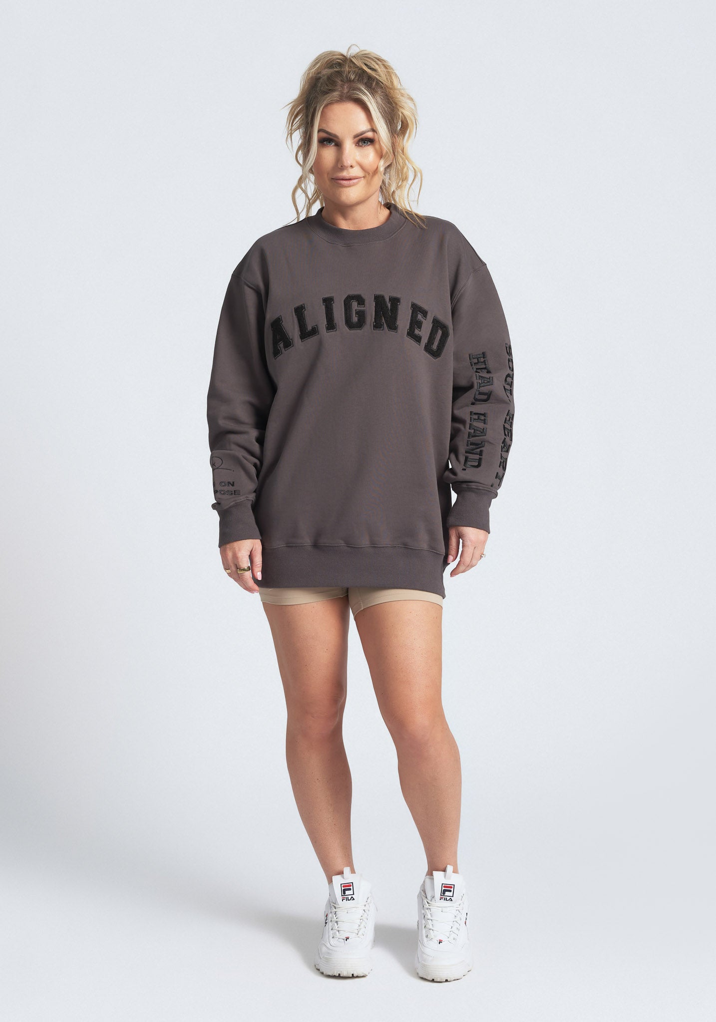 “Aligned” Crewneck Jumper